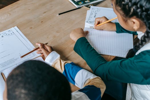 students engaged in study session