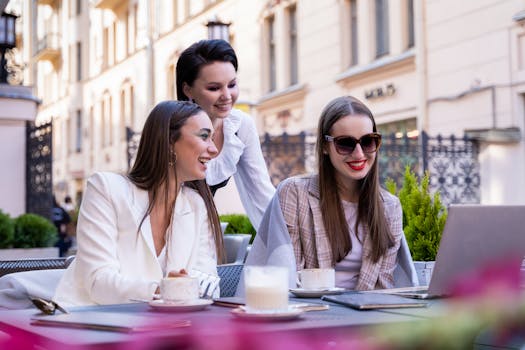 friends enjoying coffee