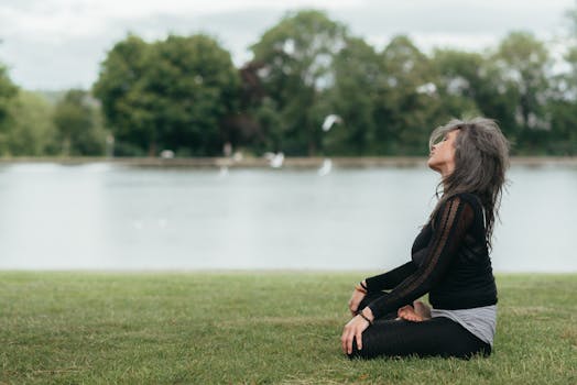 mindful breathing practice