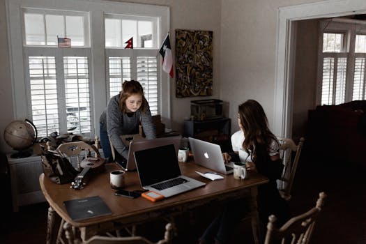 student studying with a coffee